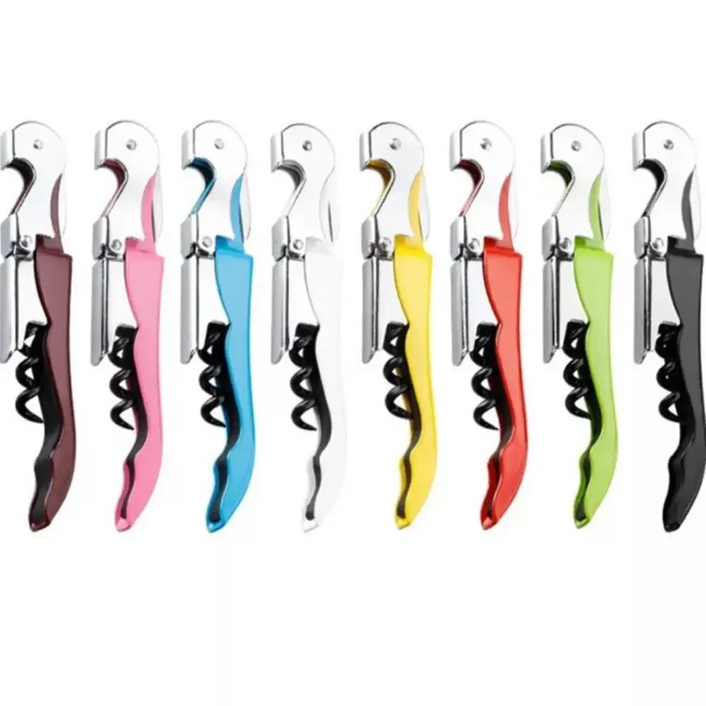 NEW red multifunction stainless steel wine cork screw bottle opener key gift 194